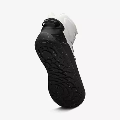 Dámské barefoot kotníkové boty GROUNDIES All Terrain High Bílé Černé EU 40