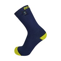 Nepromokavé ponožky DEXSHELL ULTRA THIN CREW navy/lime S